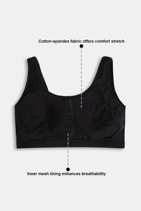 Zivame Double Layered Non Wired Full Coverage Bralette - Tap Shoe — image 7
